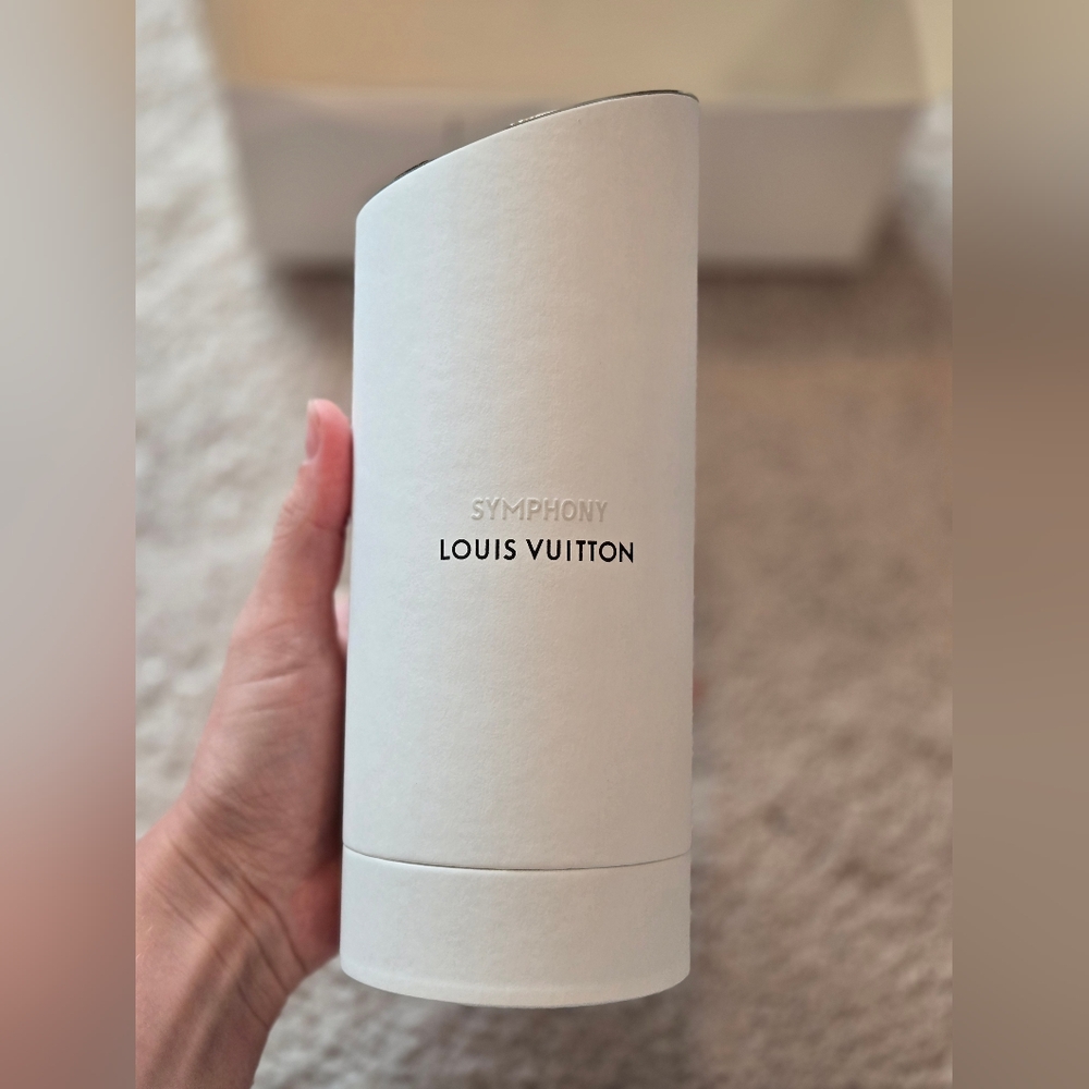 Louis Vuitton Symphony White Perfume Box Minimalist Design - Picture 4 of 5